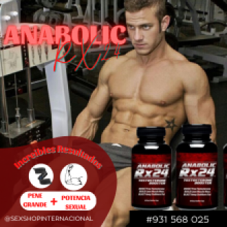 ANABOLIC Rx24 AGRANDA PENE Y POTENCIA SEXUAL INFO 931568025